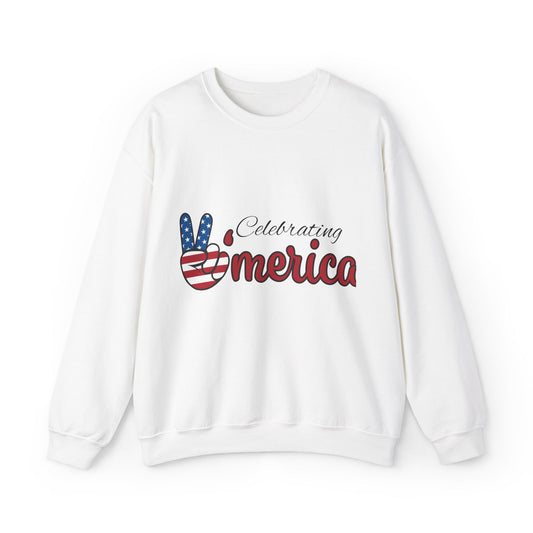 Celebrating America Sweatshirt - Unisex Heavy Blend for Patriots