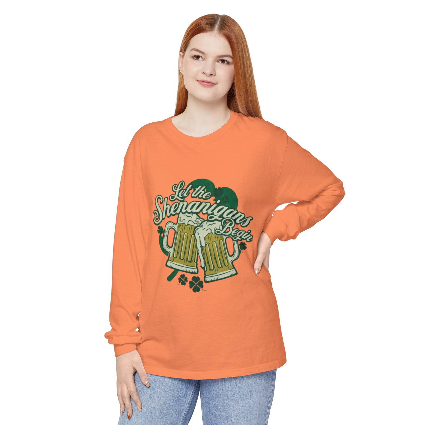 Let the Shenanigans Begin - Unisex Long Sleeve Tshirt