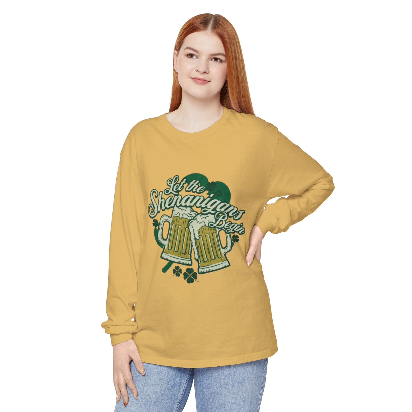 Let the Shenanigans Begin - Unisex Long Sleeve Tshirt