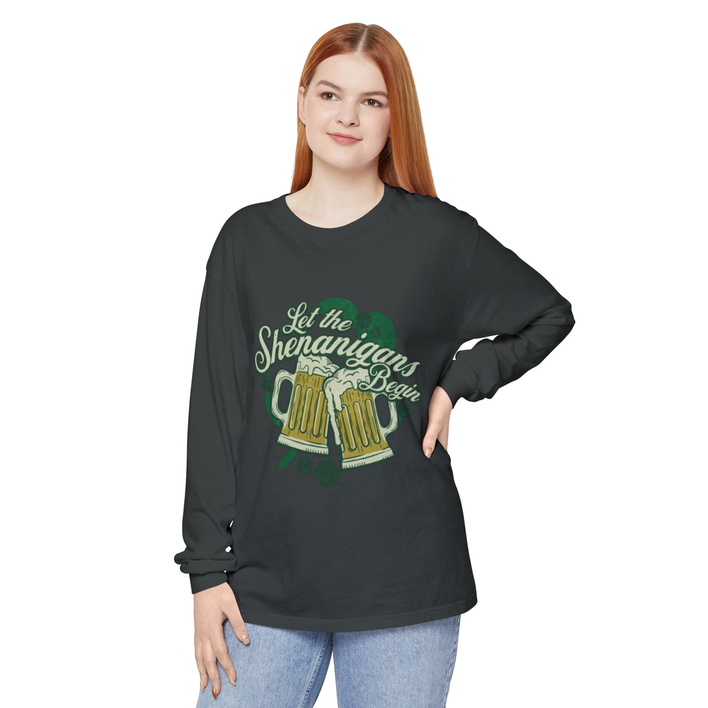 Let the Shenanigans Begin - Unisex Long Sleeve Tshirt