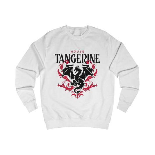 House Tangerine Unisex Sweatshirt – Dragon Design, Cozy Apparel for Fantasy Fans